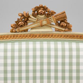 A Gustavian style bed, 20th century.