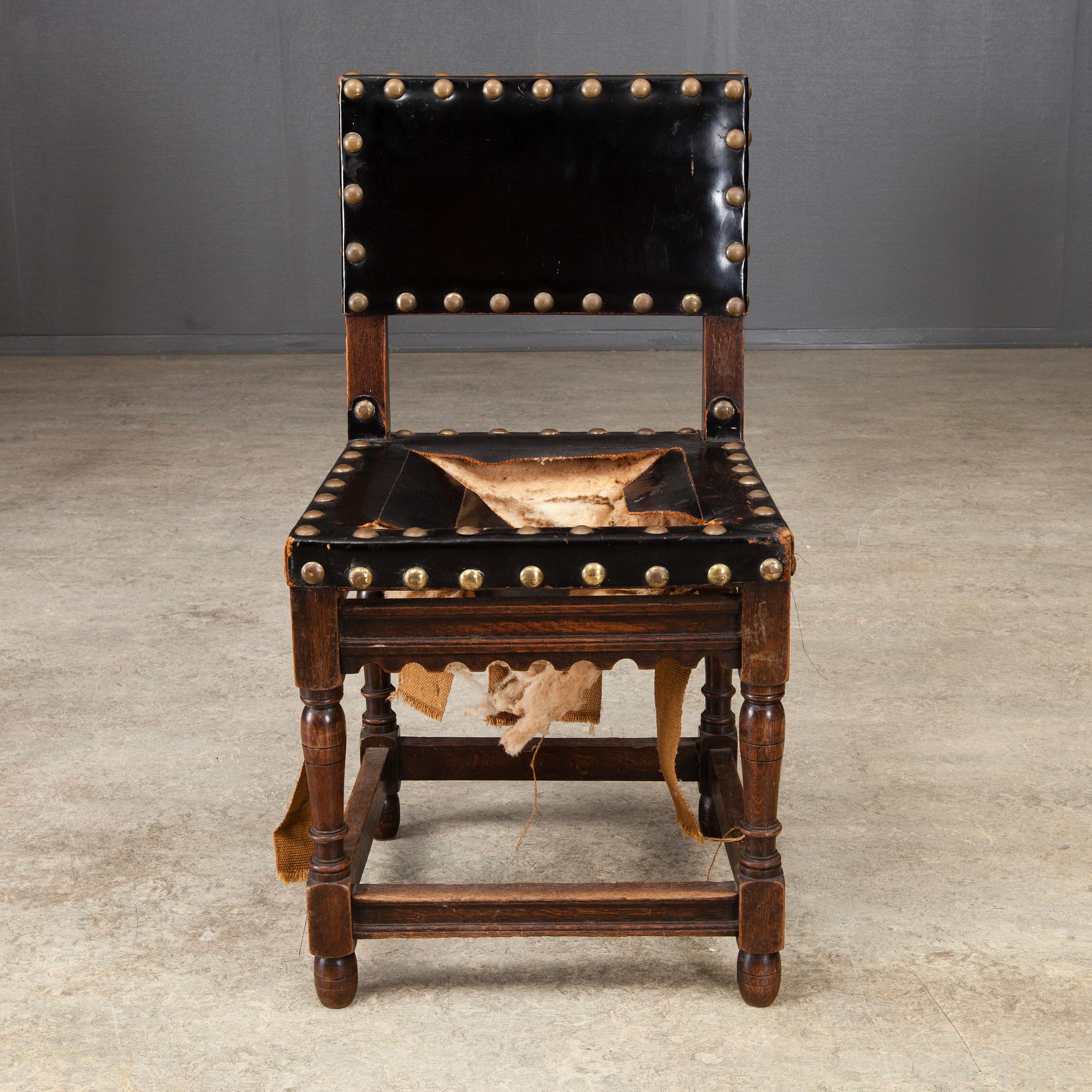 KARMSTOLAR, 2 st, och STOLAR, 6 st, barockstil, 1800-talets slut.