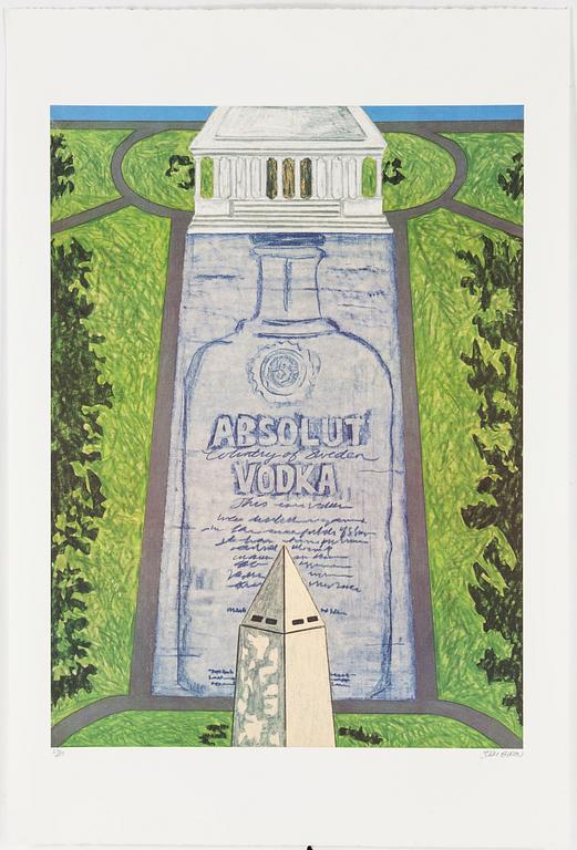 ABSOLUT STATEHOOD, 1992 - 1993. Mapp med 51 st litografier, signerade och numrerade 25/400.