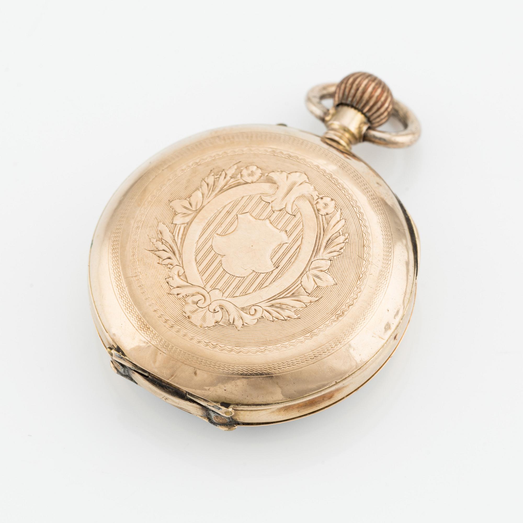 Ladie's pocket watch, 29.5 mm.