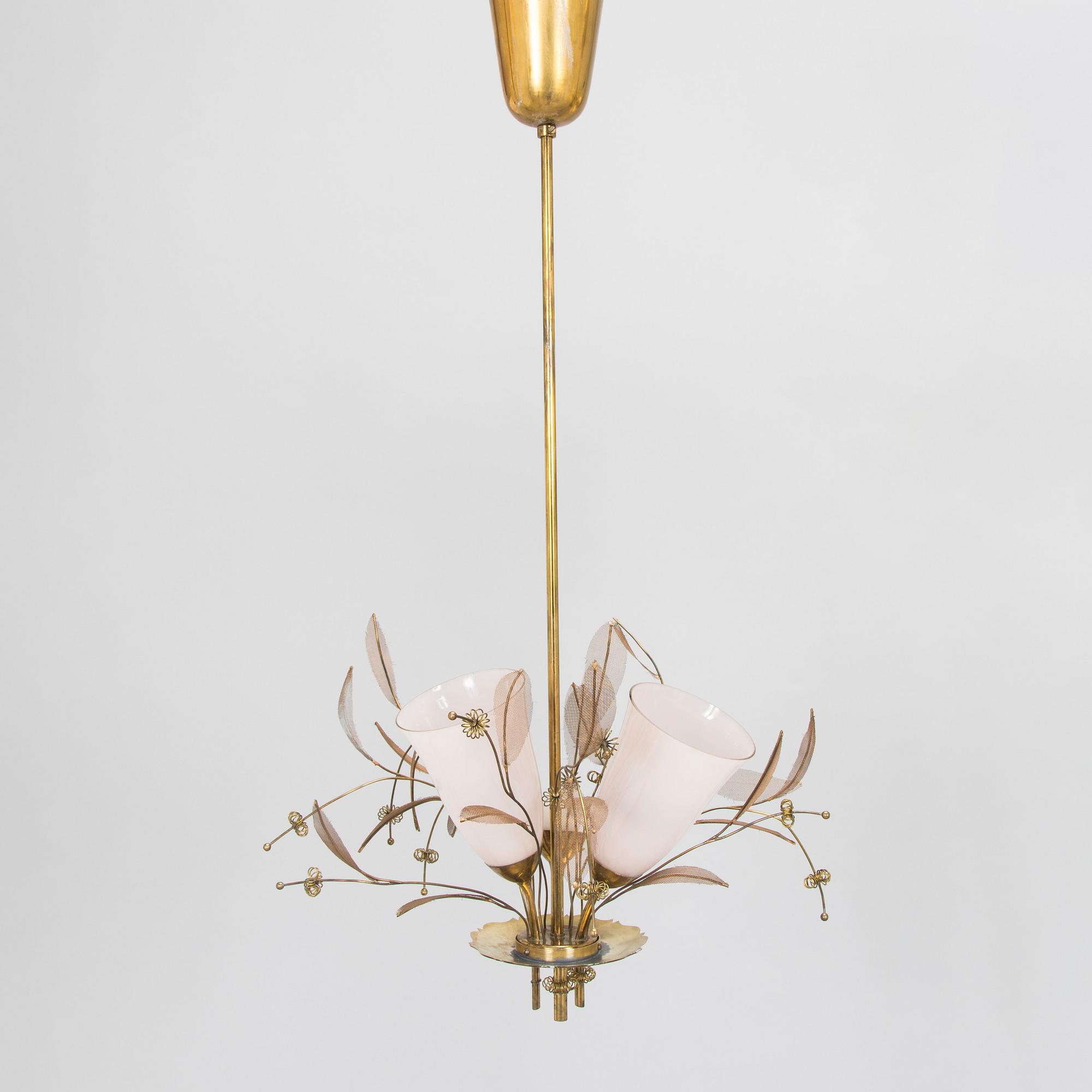 Taklampa, 1900-talets mitt.