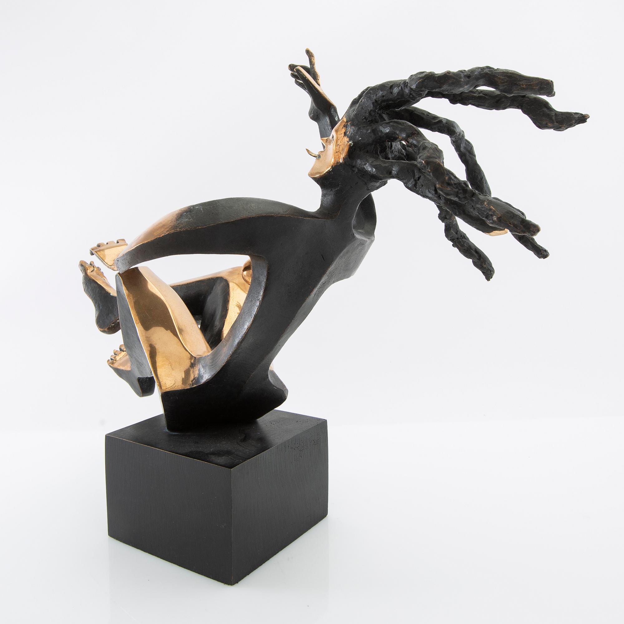 Timo Solin, sculpture bronze, signed 8/8.