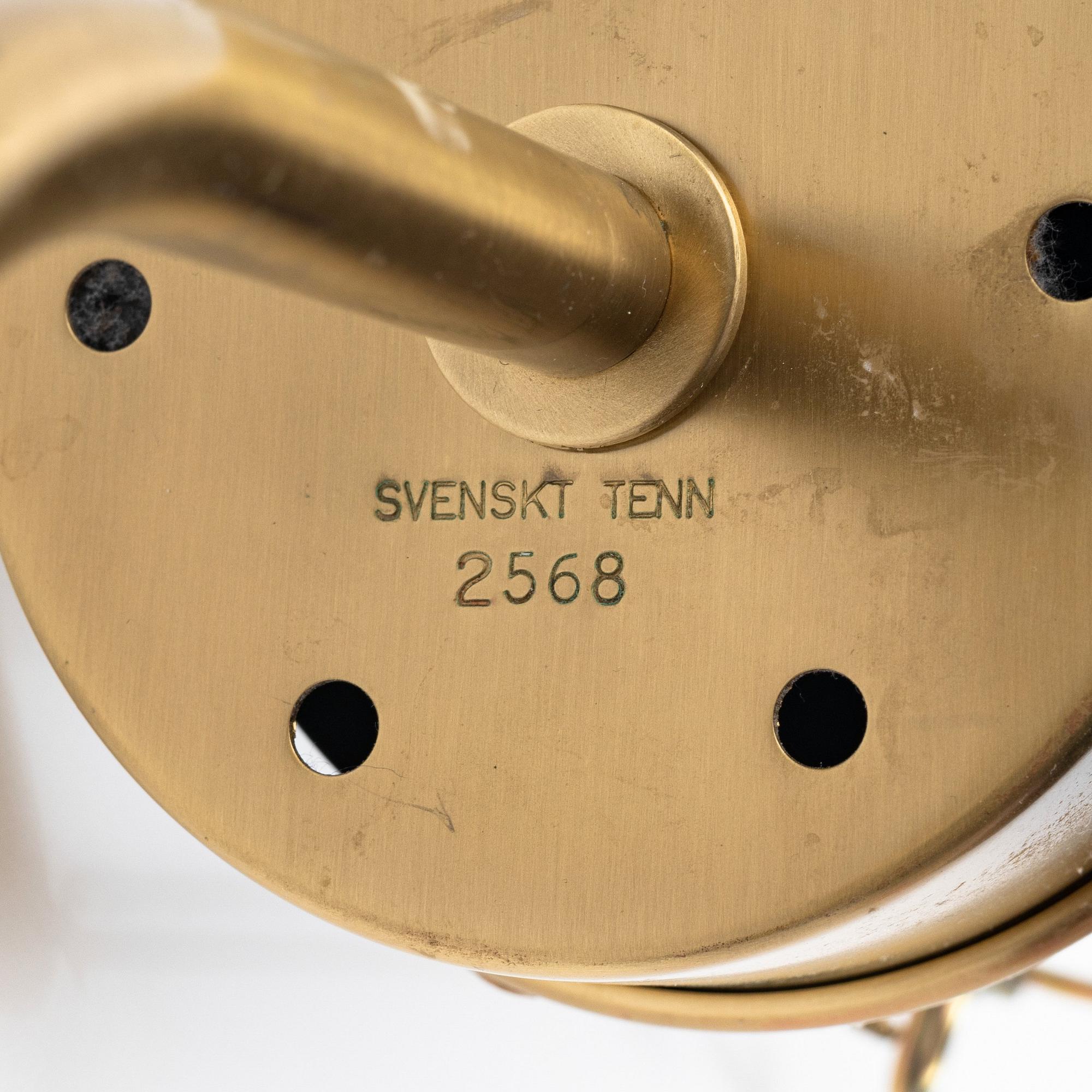 Josef Frank, a model 2568 floor light, Svenskt Tenn, Sweden.