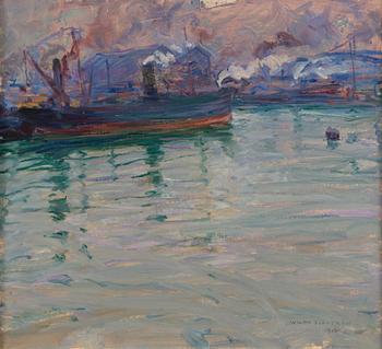 WILHO SJÖSTRÖM, olja på duk, signerad och daterad 1917.