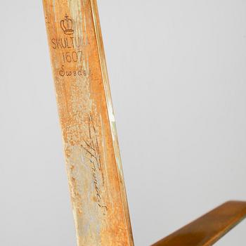 LJUSSTAKAR, 3 st, mässing, "Pendeln" Pierre Forsell, Skultuna, 1900-talets andra hälft.