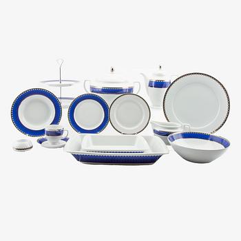 Sigvard Bernadotte, 100 pcs of dinner service  "Millennium-line Marianne", Christineholm, Fyrklövern.