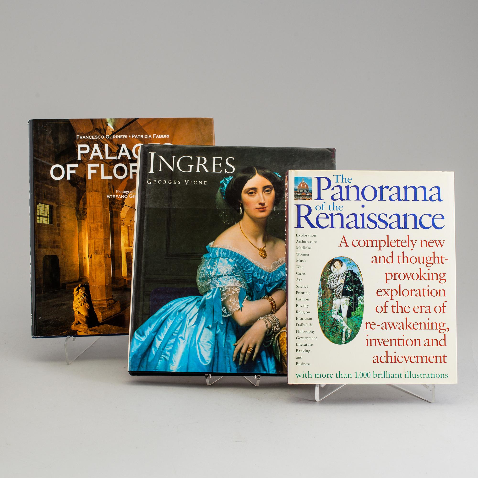 Six books about art.