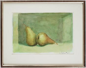 Philip von Schantz, watercolor, signed and dated -91.