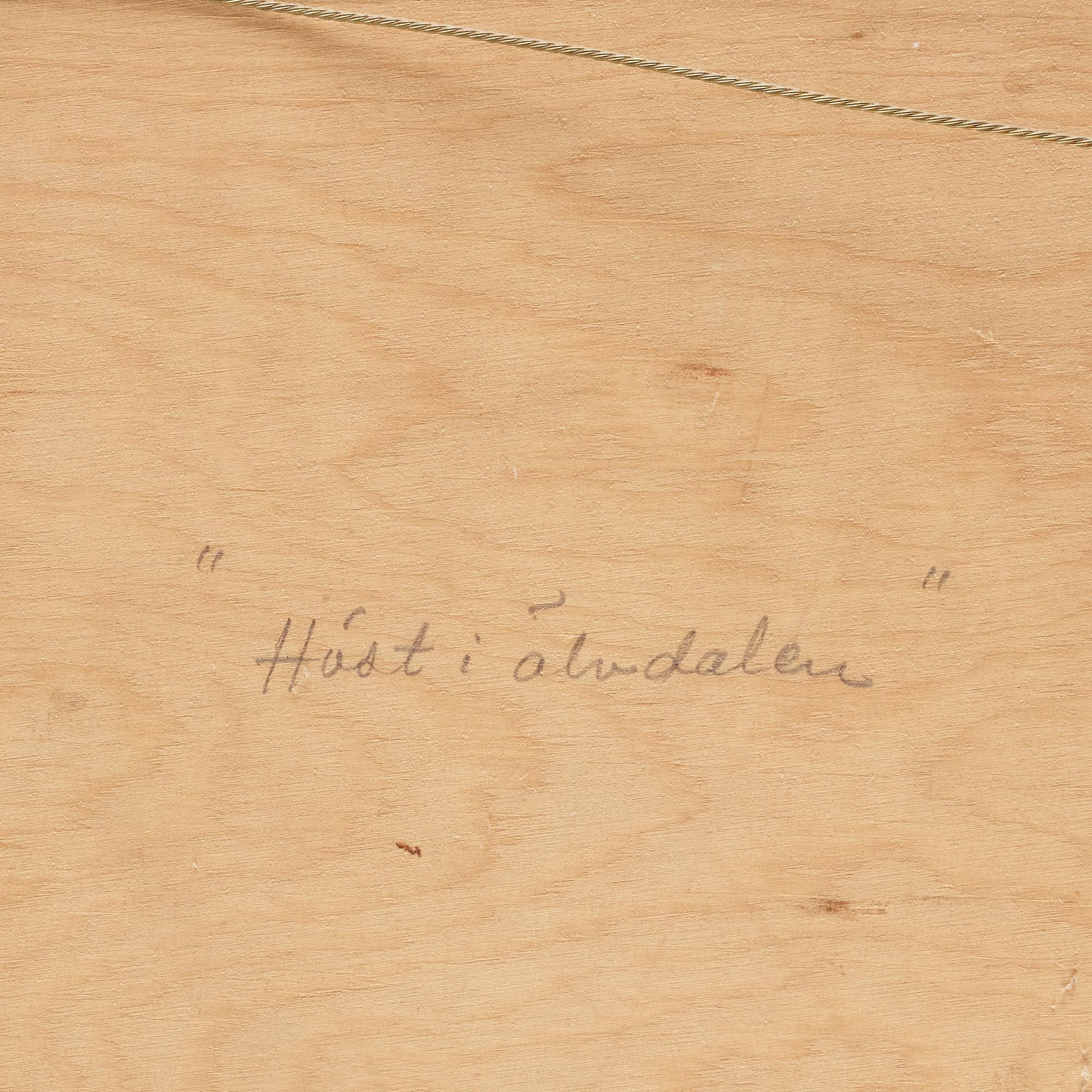 Helmer Osslund, "Höst i Älvdalen".