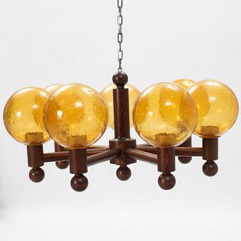 A large ceiling light, Luxus, 1970s.