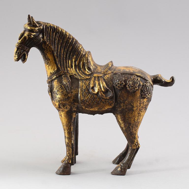 SKULPTUR, järn, orientalisk, 1900-talets andra hälft.