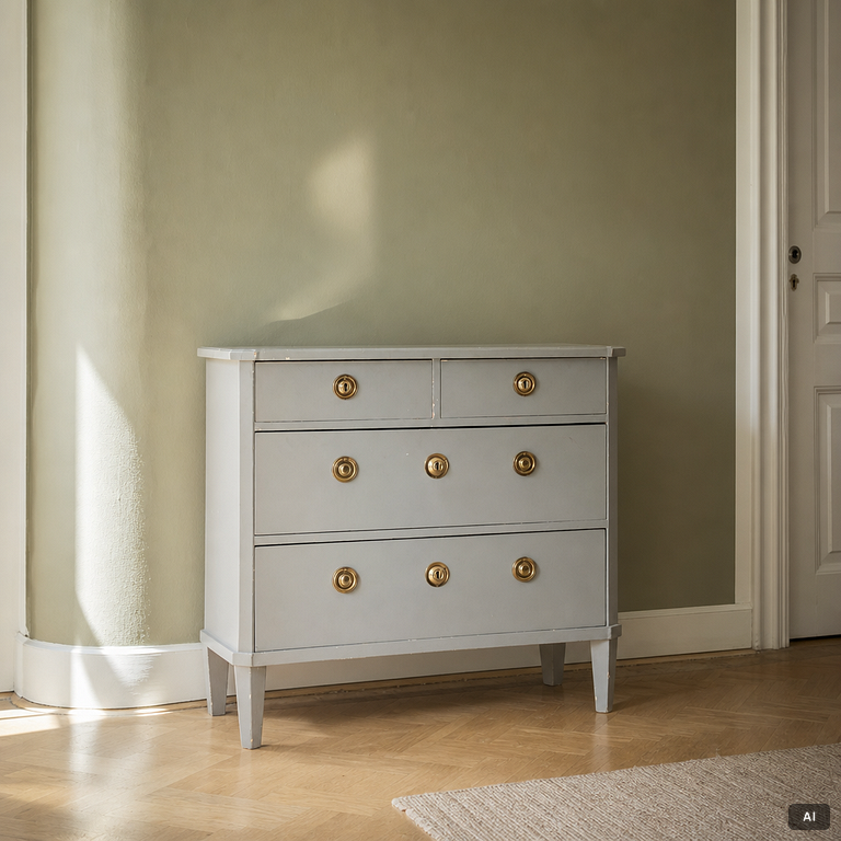 Chest of drawers, Gustavian style, mid-20th century.