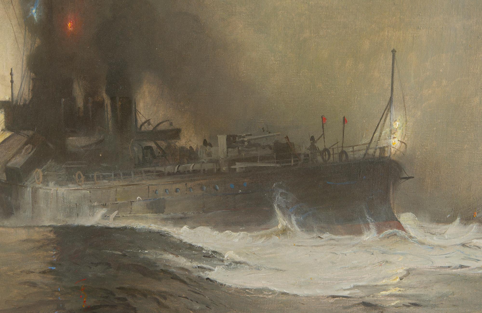 Harry Kluge, Warship in the Twilight.