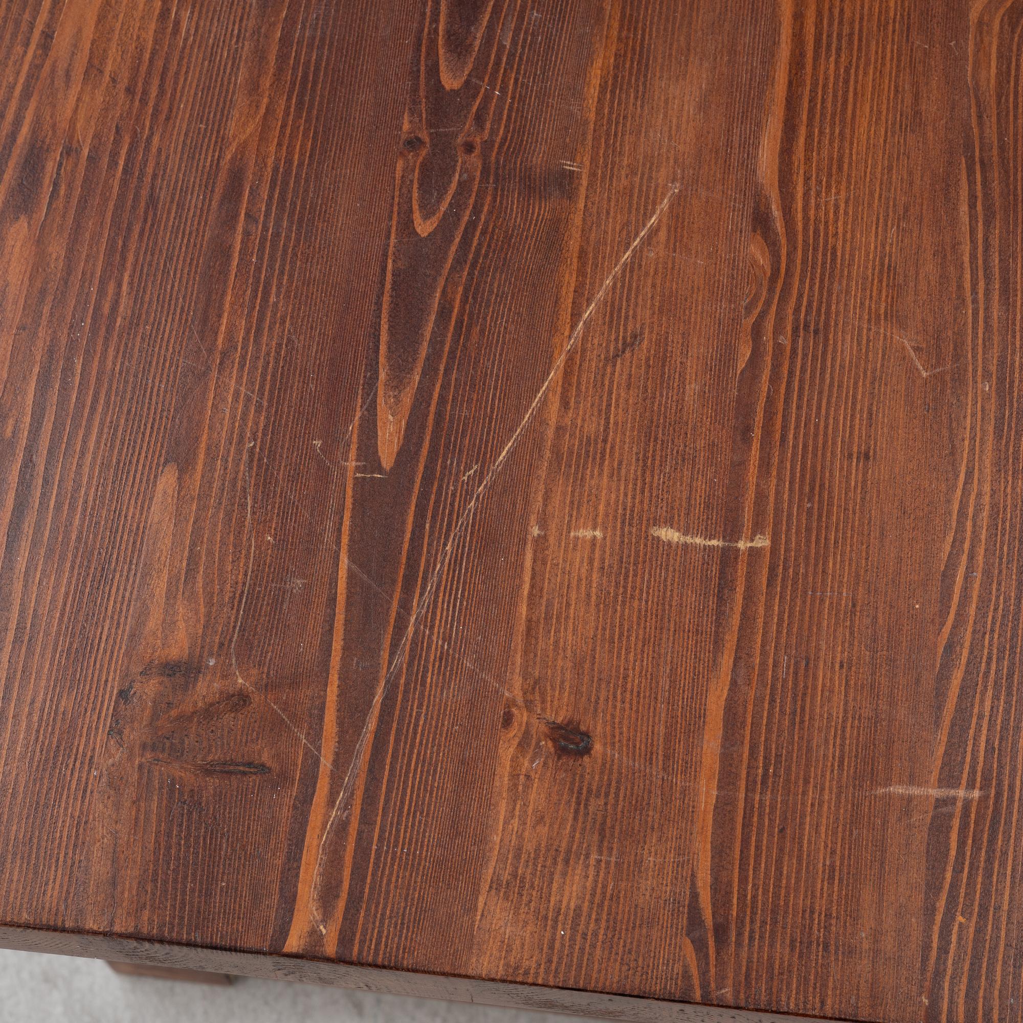 Carl Malmsten, A stained pine table, 20th century.