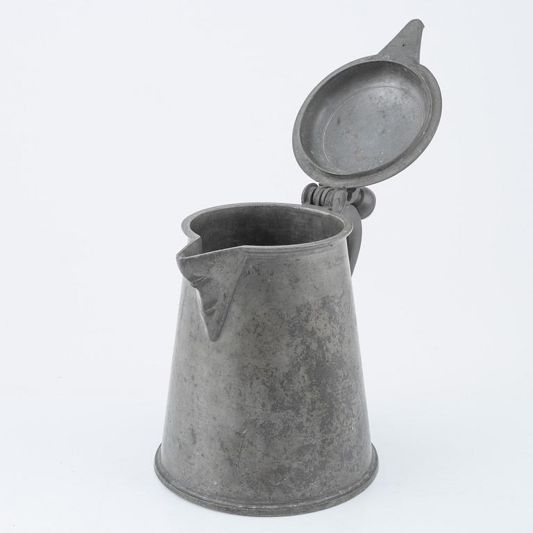 Tenn, 3 delar, Sverige, 1800-tal.