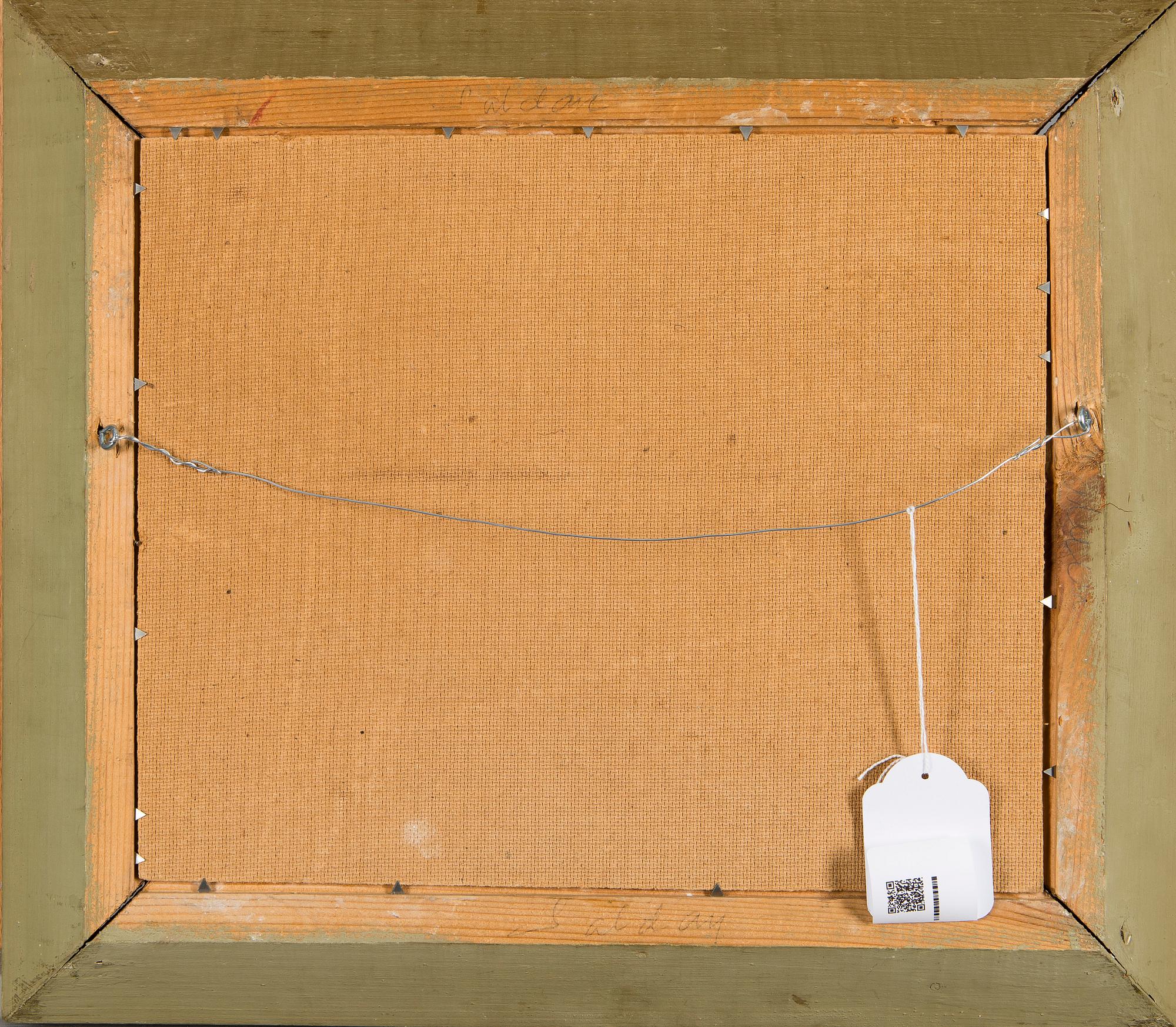 UUNO SOLDAN, olja på masonit, signerad.