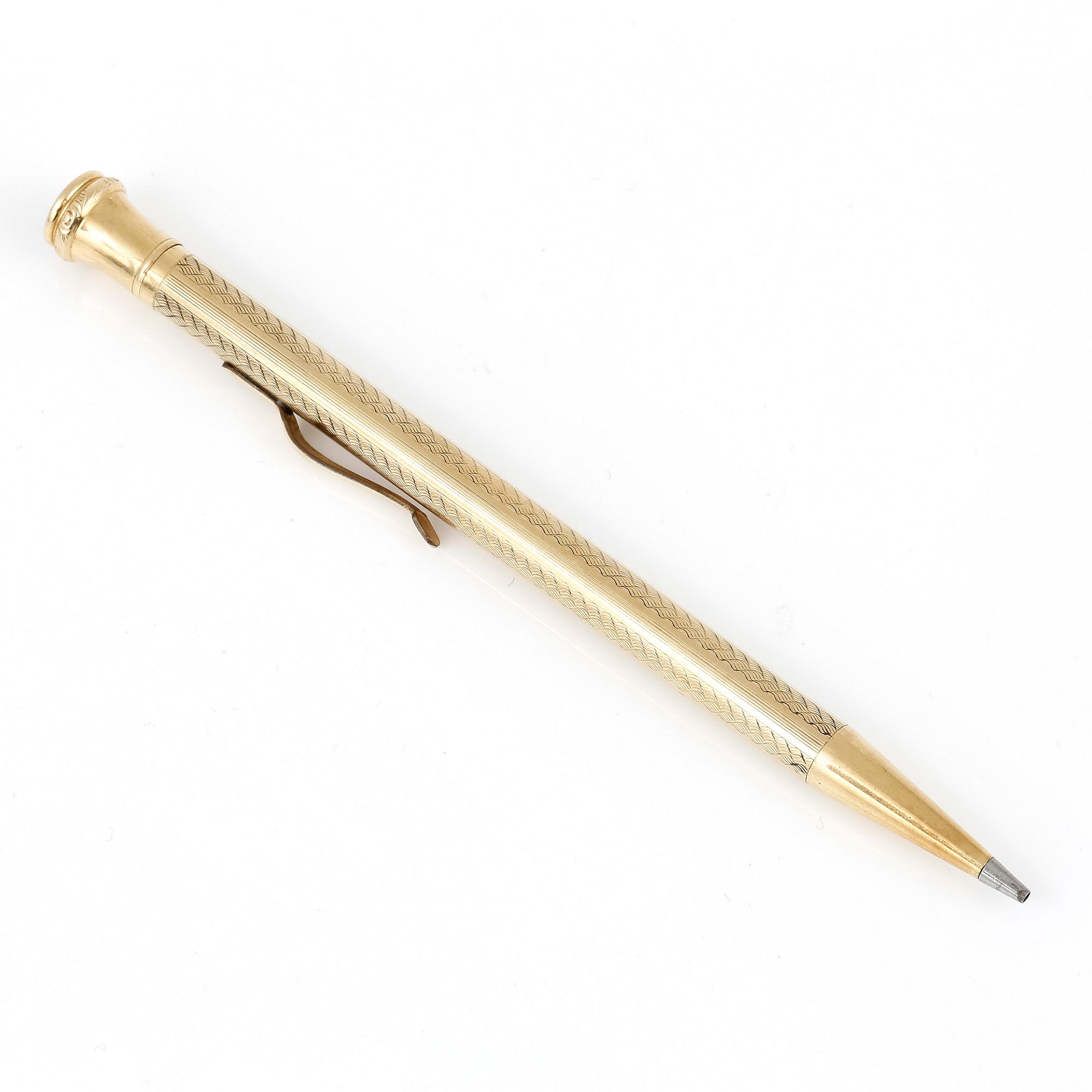 PENNA, pläterad med 18k guld.