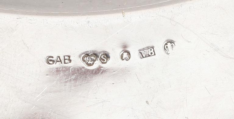 SAMLING SILVERFÖREMÅL, 15 delar. Total vikt ca 421 gram.