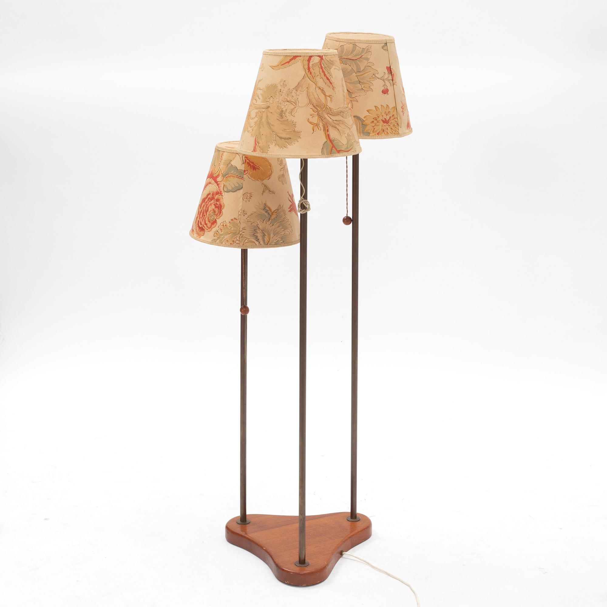Swedish Modern, a floor lamp, possibly Firma Boet, 1930s.