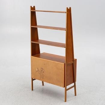 A bookcase, 1950's/60's.