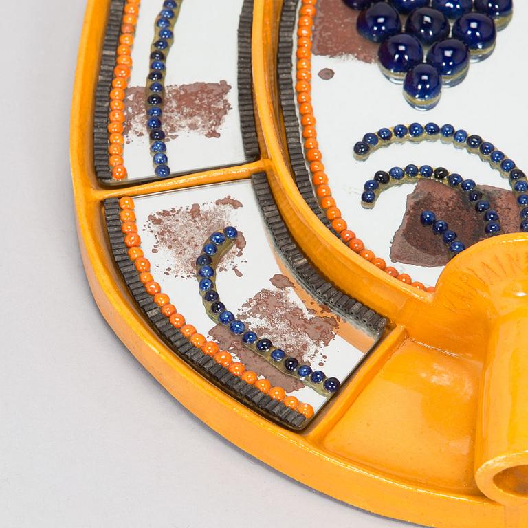 Birger Kaipiainen, ljuslampett, stengods, signerad Kaipiainen Arabia.