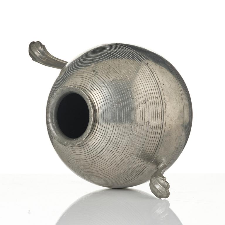 Sylvia Stave, vase with handles, model 5425, C.G. Hallberg, Stockholm, 1933.