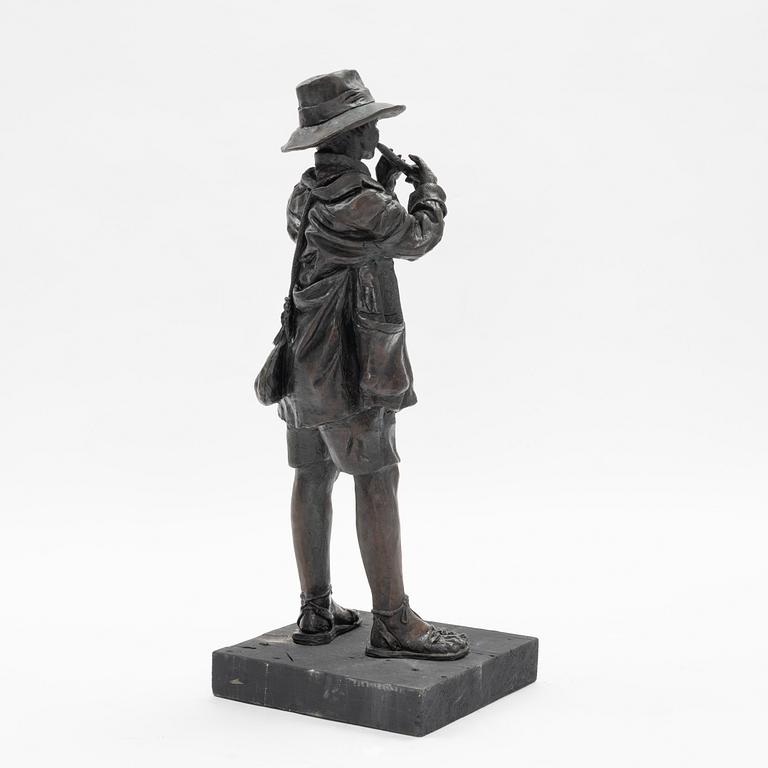 Pere Pojul, sculpture. Bronze. Signed. Total height 86.5 cm.