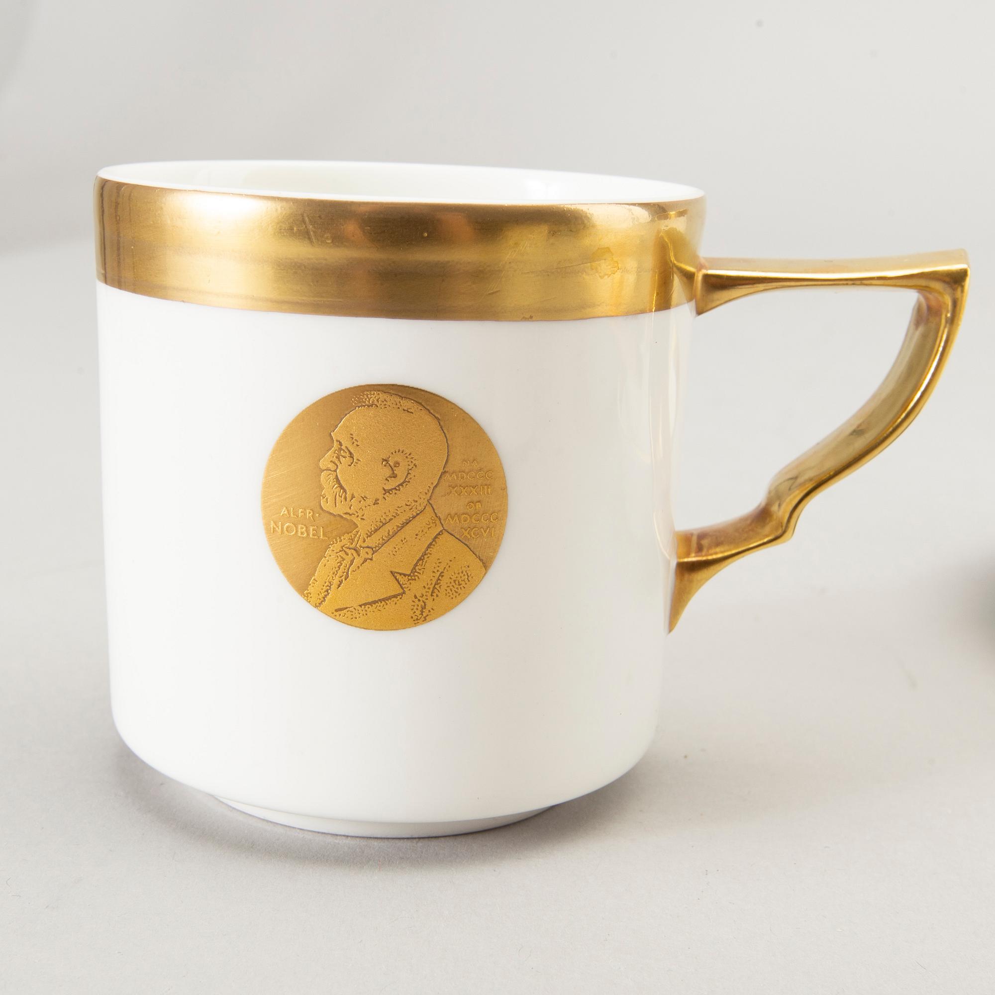 Karin Björquist, a set of 12 coffee cups and 12 spoons.