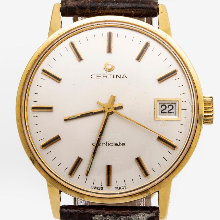 CERTINA, Certidate, armbandsur, 34 mm.