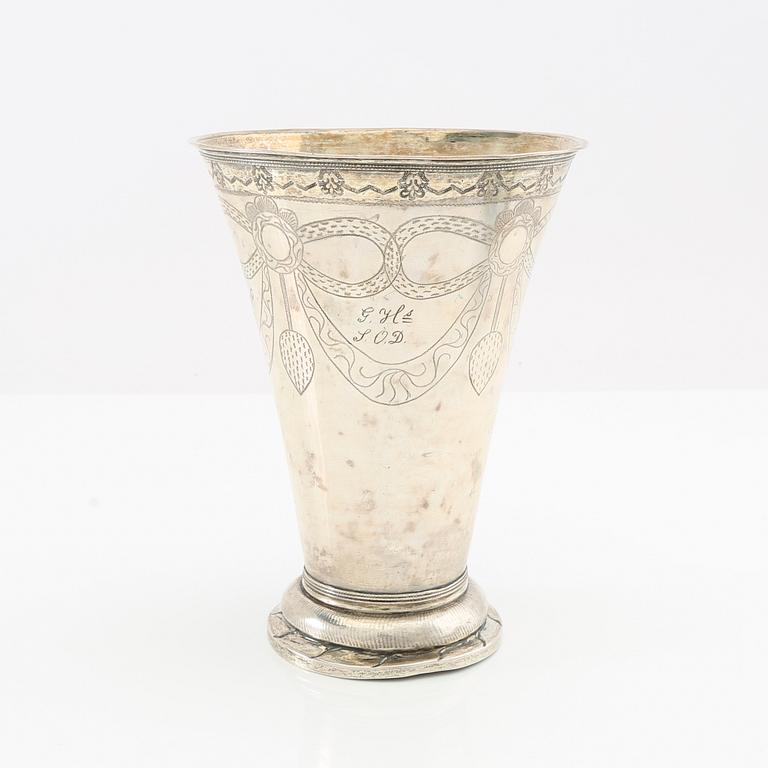 Nils Nordlöf pokal silver Härnösand 1799.