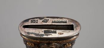 GAUCHOKNIV, silver, rostfritt stål. Argentina 1920/30-tal.