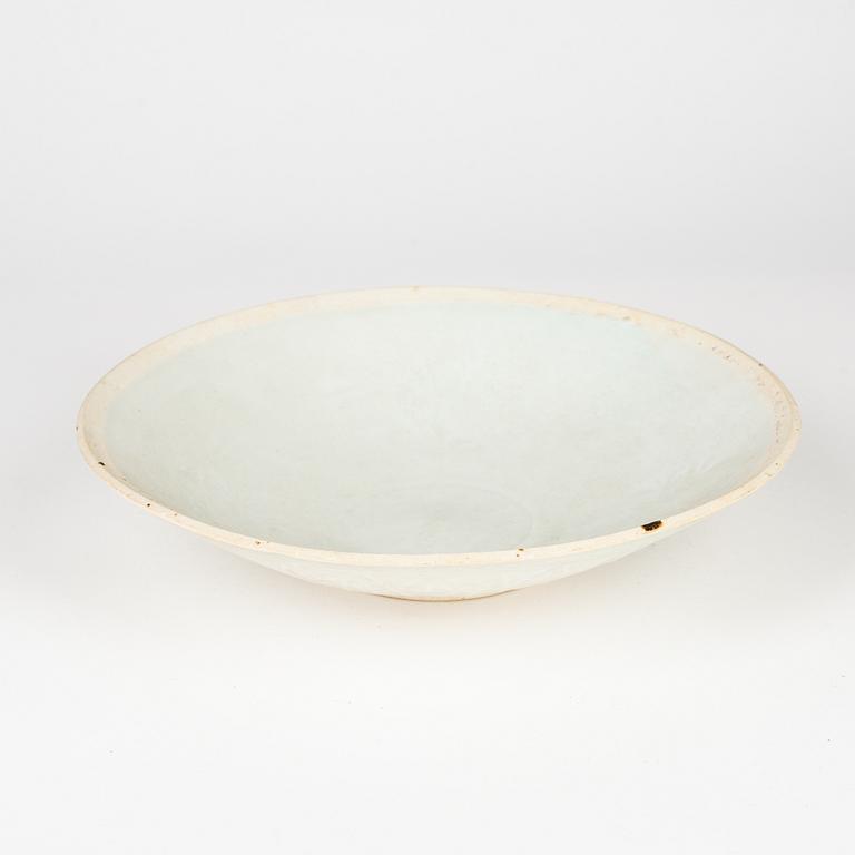 A qingbai dish, Song dynasty (960-1279).