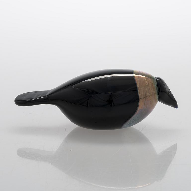 Oiva Toikka, a glass bird, signed Oiva Toikka Nuutajärvi Notsjö.