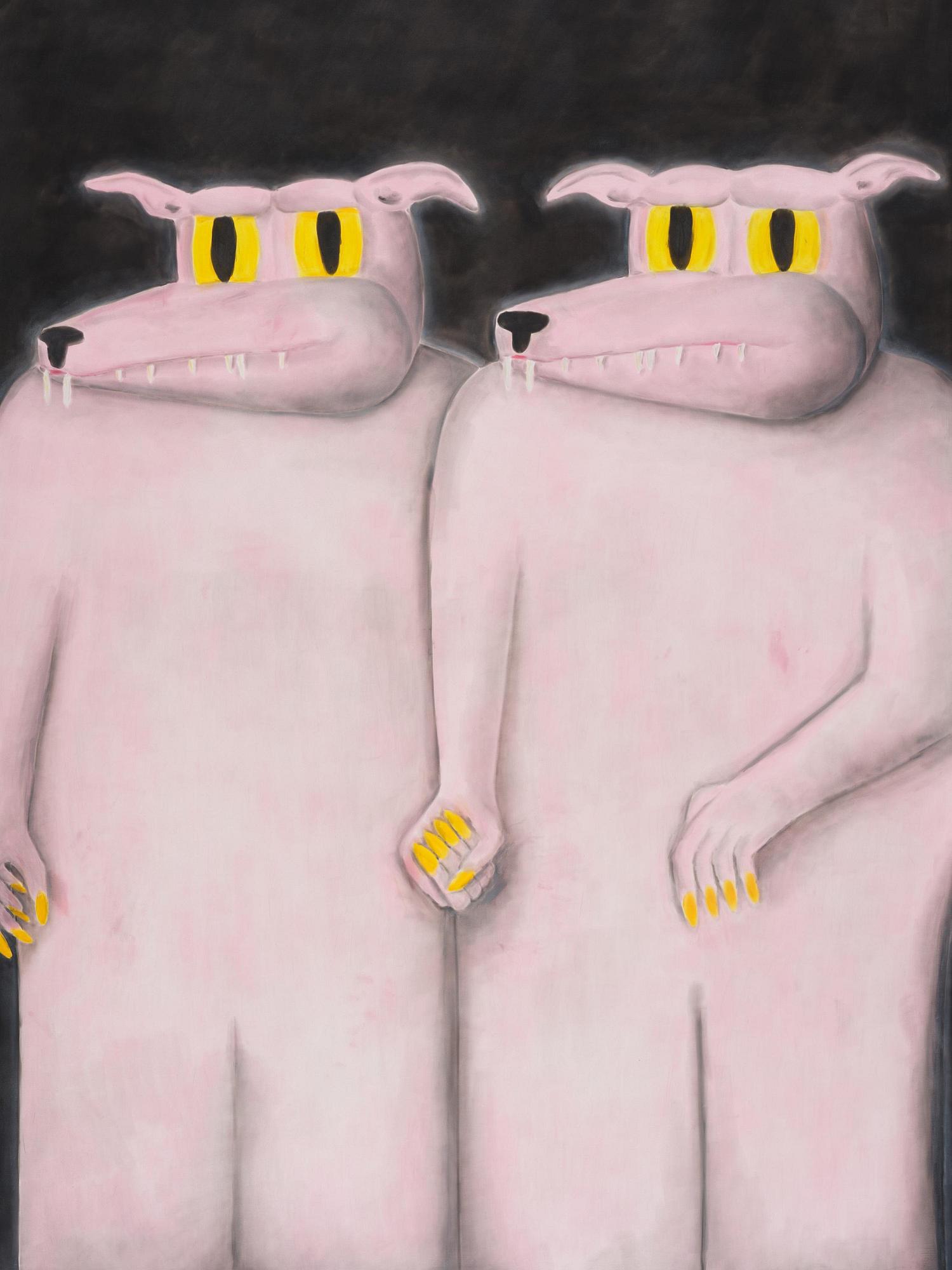 Andrew Sim, "Three Werewolves without Hair, One Gold (from the future)".