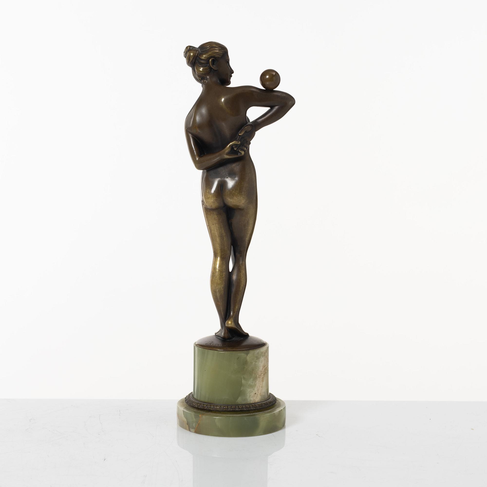 Alexander Sándor Járay (1870-1943), after. Woman with a ball.