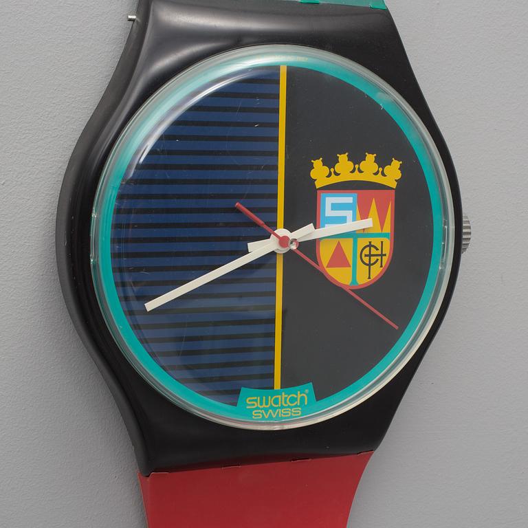 SWATCH, Sir Maxi, clock, ca  31 x 200 cm.