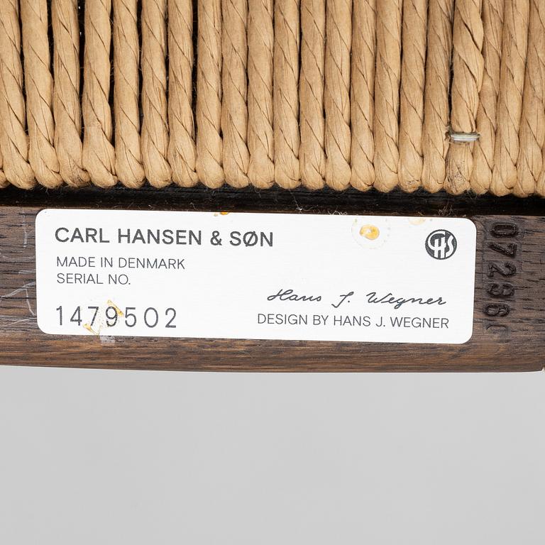Hans J. Wegner, 4 pcs, "Y Chair/CH24", Carl Hansen & Son, Denmark.