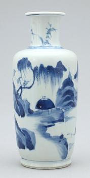 Vas, porslin, Kangxi stil, 1800/1900-tal.