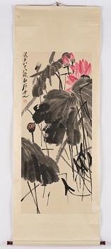 Qi Baishi, after, Lotus, 20th century.