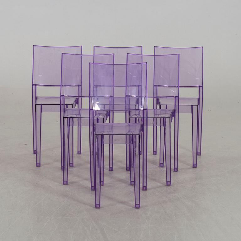 A SET OF 6 PHILIPPE STARCK "LA MARIE" CHAIRS BY KARTELL.