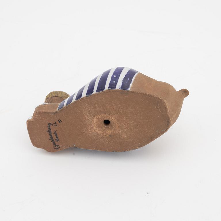 Lisa Larson, a 'Beata' stoneware figurine, Gustavsberg, Sweden.