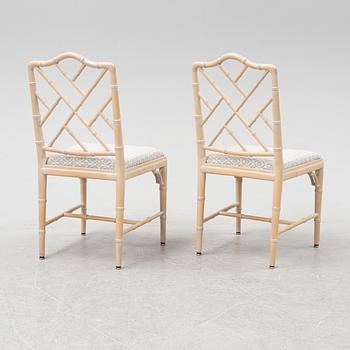 A 7 piece dining group, Miranda of Sweden, 1980's.