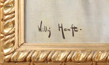 WILLY HANFT, olja på duk, sign.