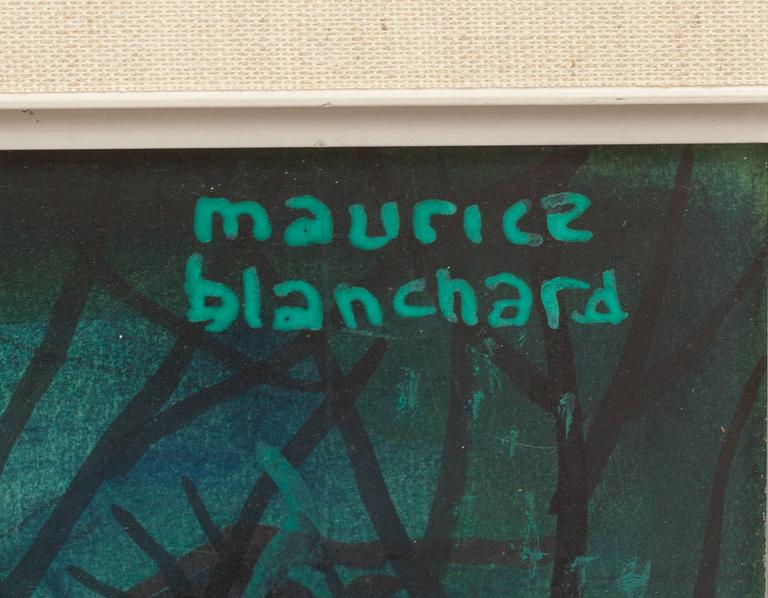 MAURICE BLANCHARD, blandteknik, signerad.