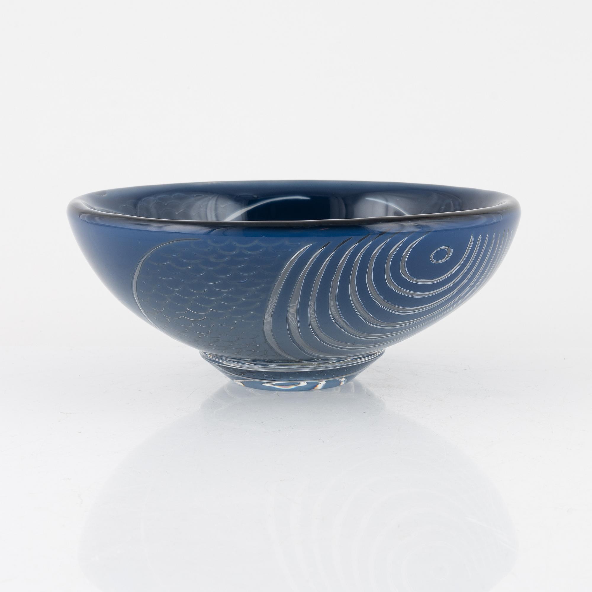 Ingeborg Lundin, skål, "Ariel", Orrefors, nr 337-68.