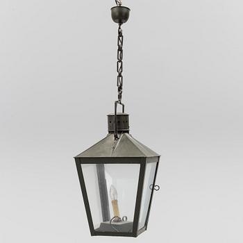A first half of the 20th century ceiling light. Heigt ca 65 cm.