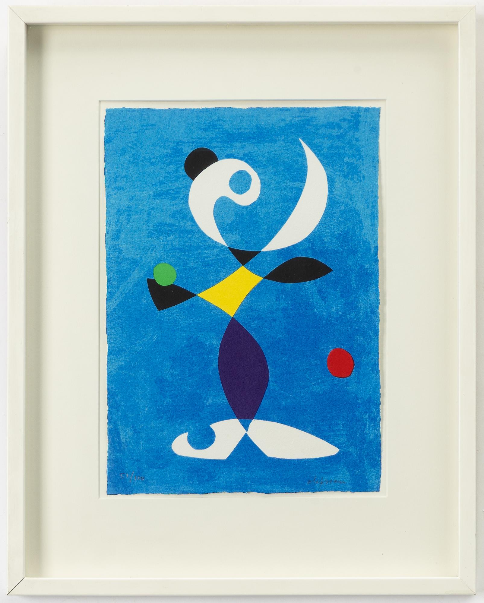 Pierre Olofsson, five colour lithographs.