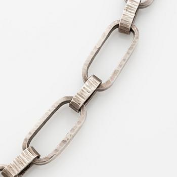 Atelier Borgila, necklace, silver, links.