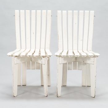 Alvar Aalto, Trädgårdsmöblemang, 5 delar, "Aurinko-serien", Artek 1960/1970-tal.