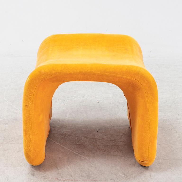 Jan Ekselius, a lounge chair with ottoman, 'Etcetera', JOC Möbler, Vetlanda, Sweden, 1970's.